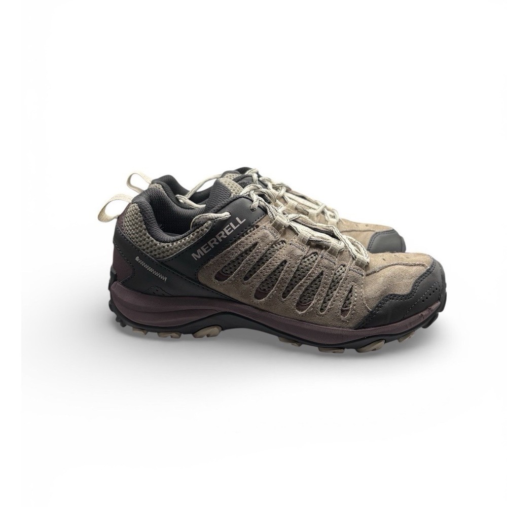 Merrell Women's Crosslander 3 Hiking Shoes Silver/Antler SZ 9.5 (J037998) -1240